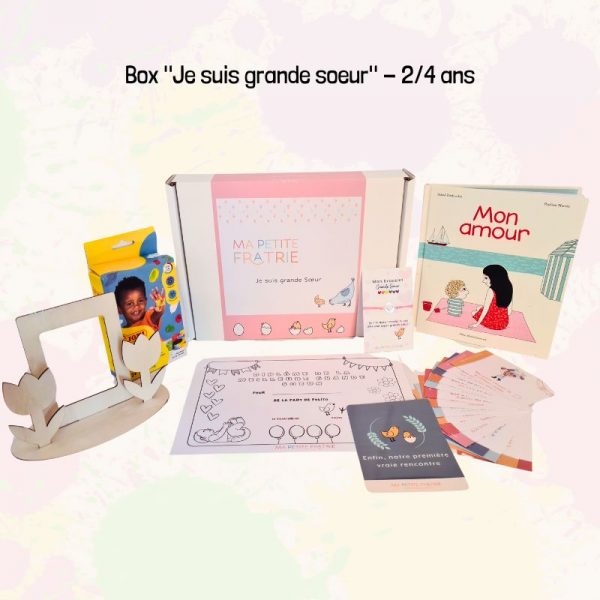 Box "Je suis grand frère/grande sœur" à offrir à la naissance du bébé – Image 2