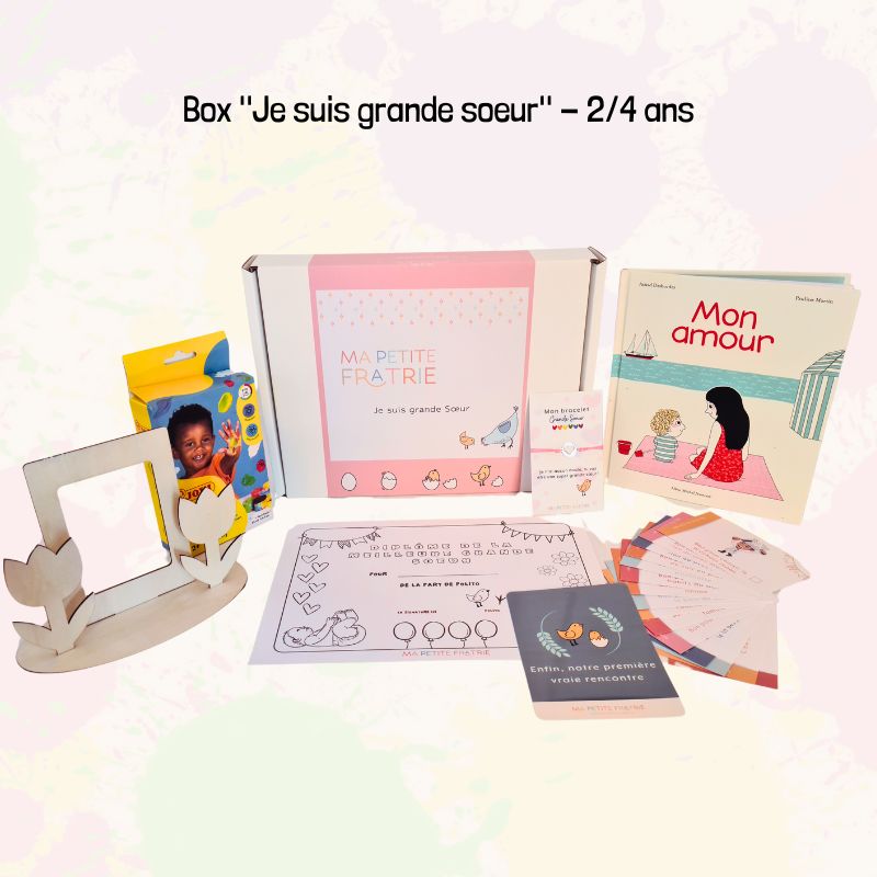 Box "Je suis grand frère/grande sœur" à offrir à la naissance du bébé – Image 2