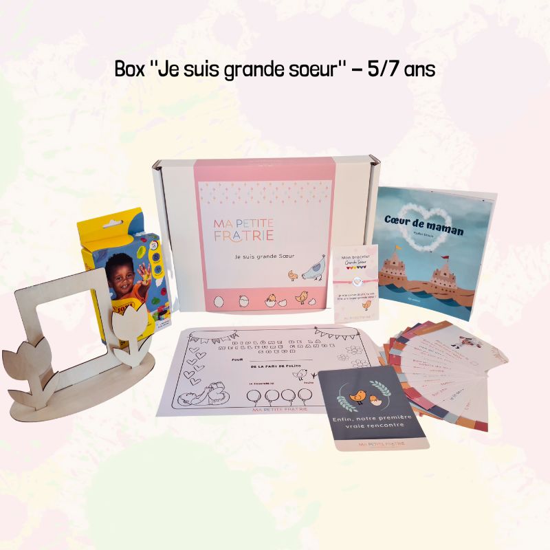 Box "Je suis grand frère/grande sœur" à offrir à la naissance du bébé – Image 4