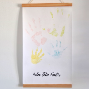 Notre Jolie Famille - Toile à Empreintes