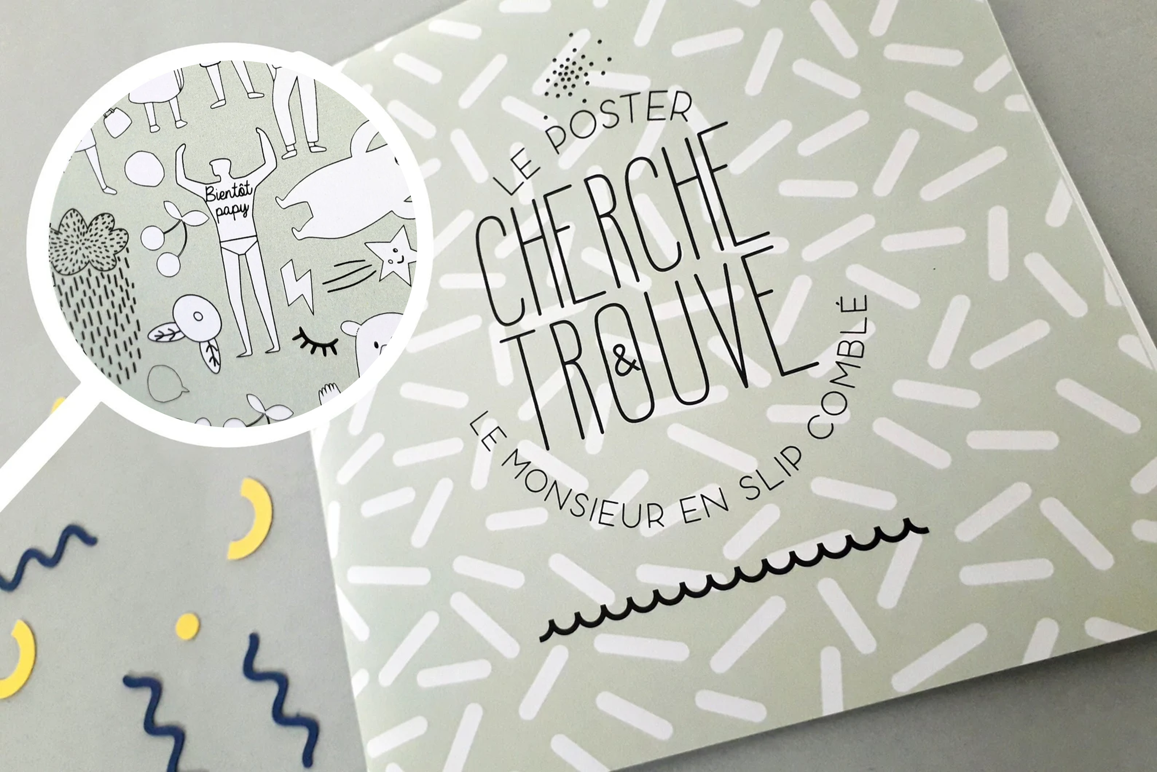 Poster "Cherche et Trouve" - Bientôt Papy