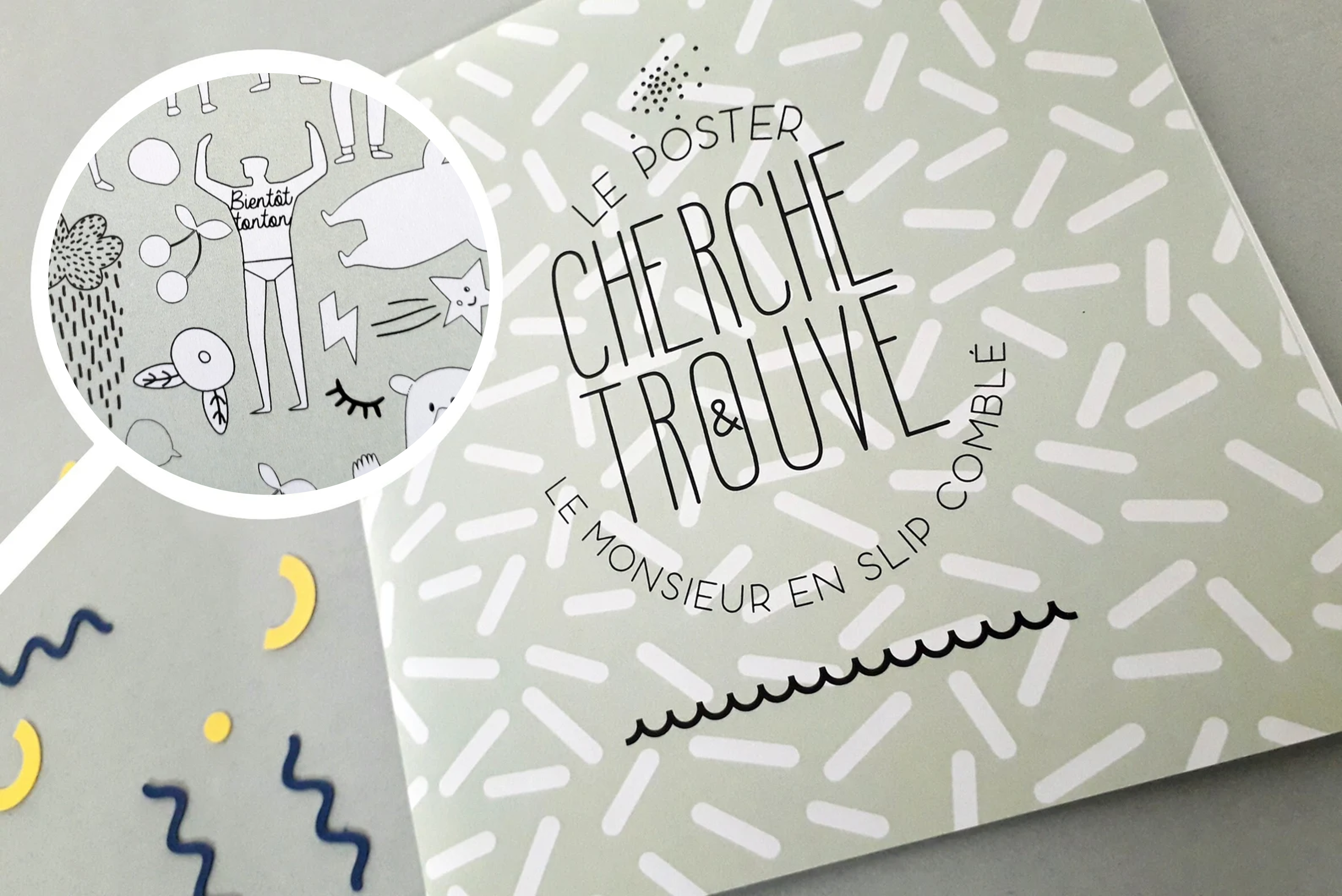 Poster "Cherche et Trouve" - Bientôt Tonton