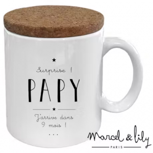 Mug en céramique - "Surprise papy"