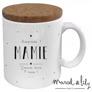 Mug en céramique - "Surprise mamie"