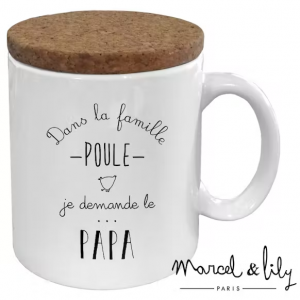 Mug en céramique - "Papa Poule"